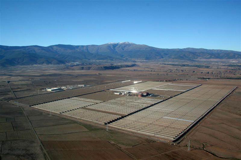 Andasol 1 50MW thermal solar power station. Granada (Spain, 2009)