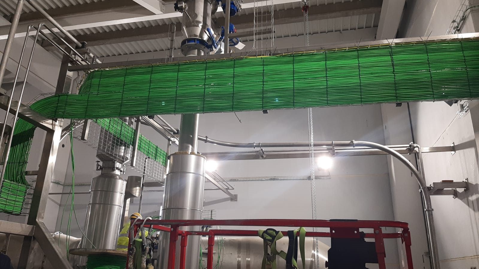 Canalizaciones y cableado de fuerza y control