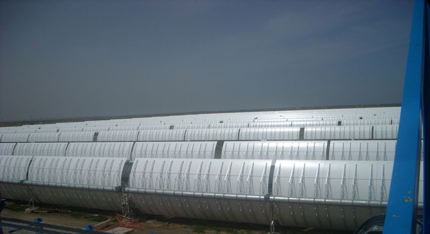 Lebrija I 50 MW solar thermal power station, Lebrija, Seville (Spain)