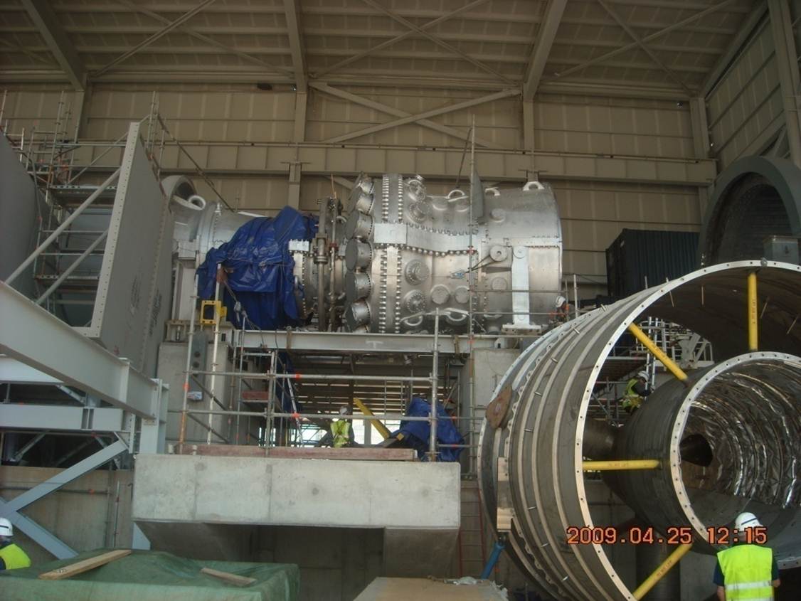 Combined cycle thermal power station, Port of Barcelona, Barcelona (Spain, 2003)