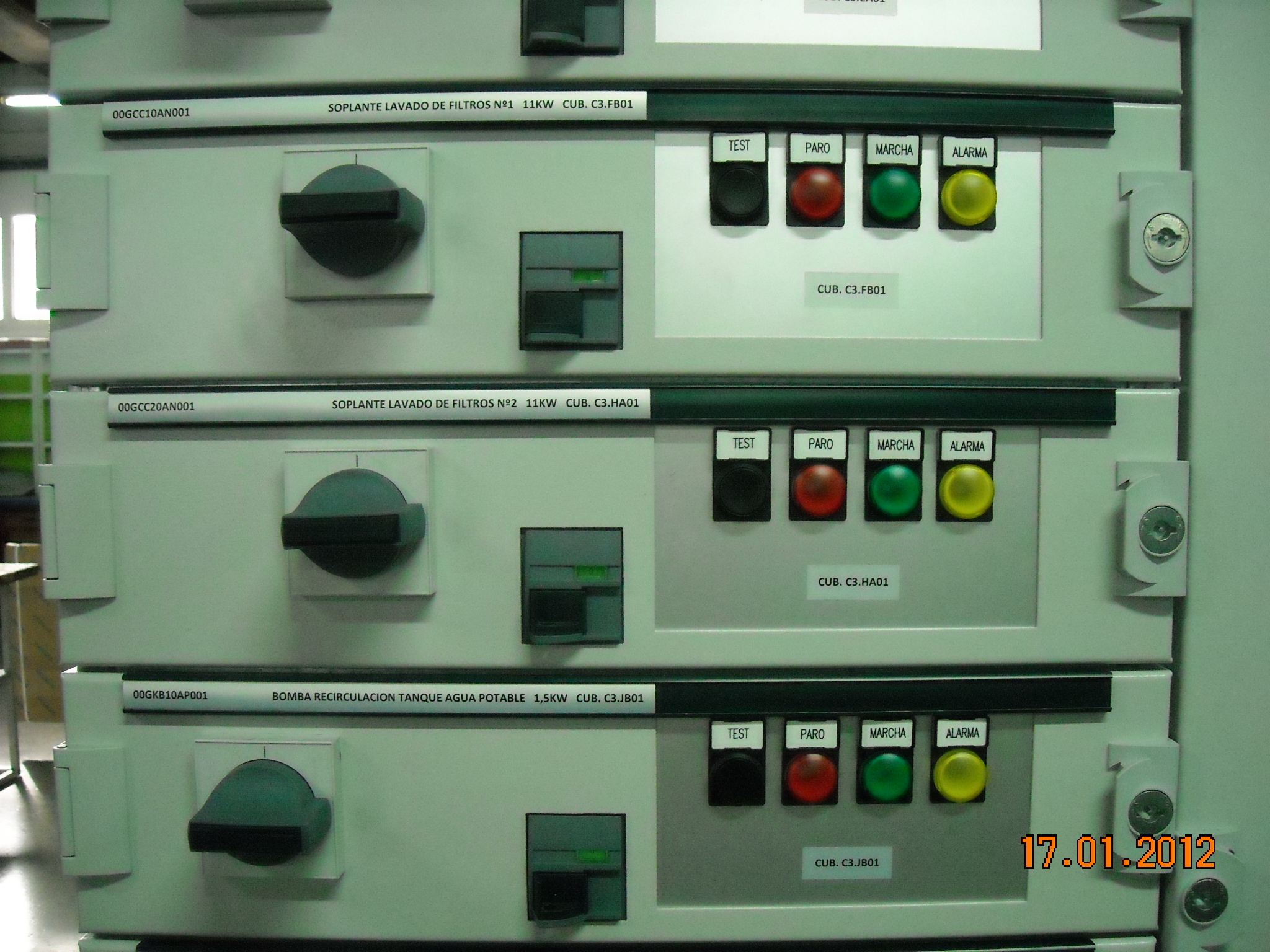 Demineralisation, water and effluent treatment, Soluz Guzmán solar thermal power station, Córdoba (Spain, 2011)