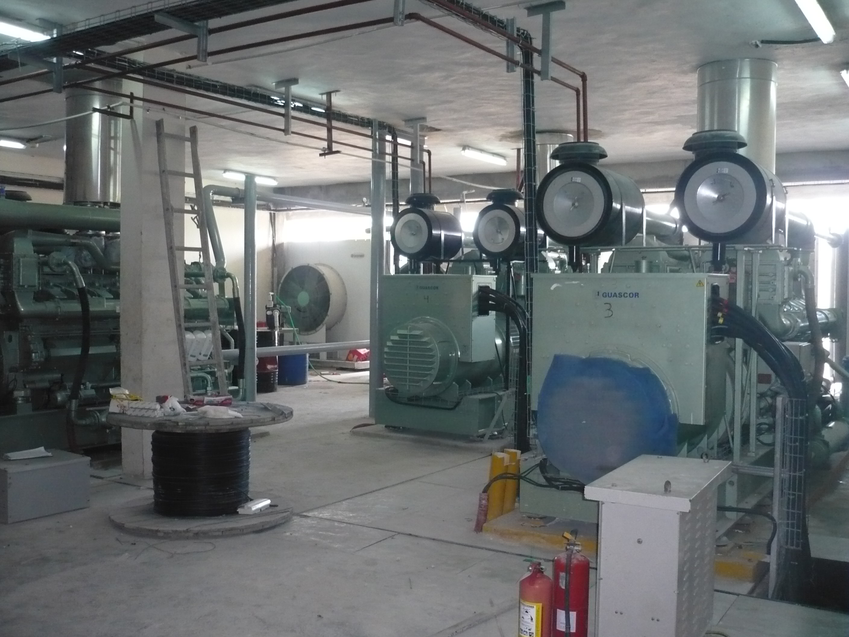 2 MVA power generation plant, fire detection and voice, data, telephone and TV systems for the Mar Taino hotel, Bávaro (Dominican Republic, 2007)