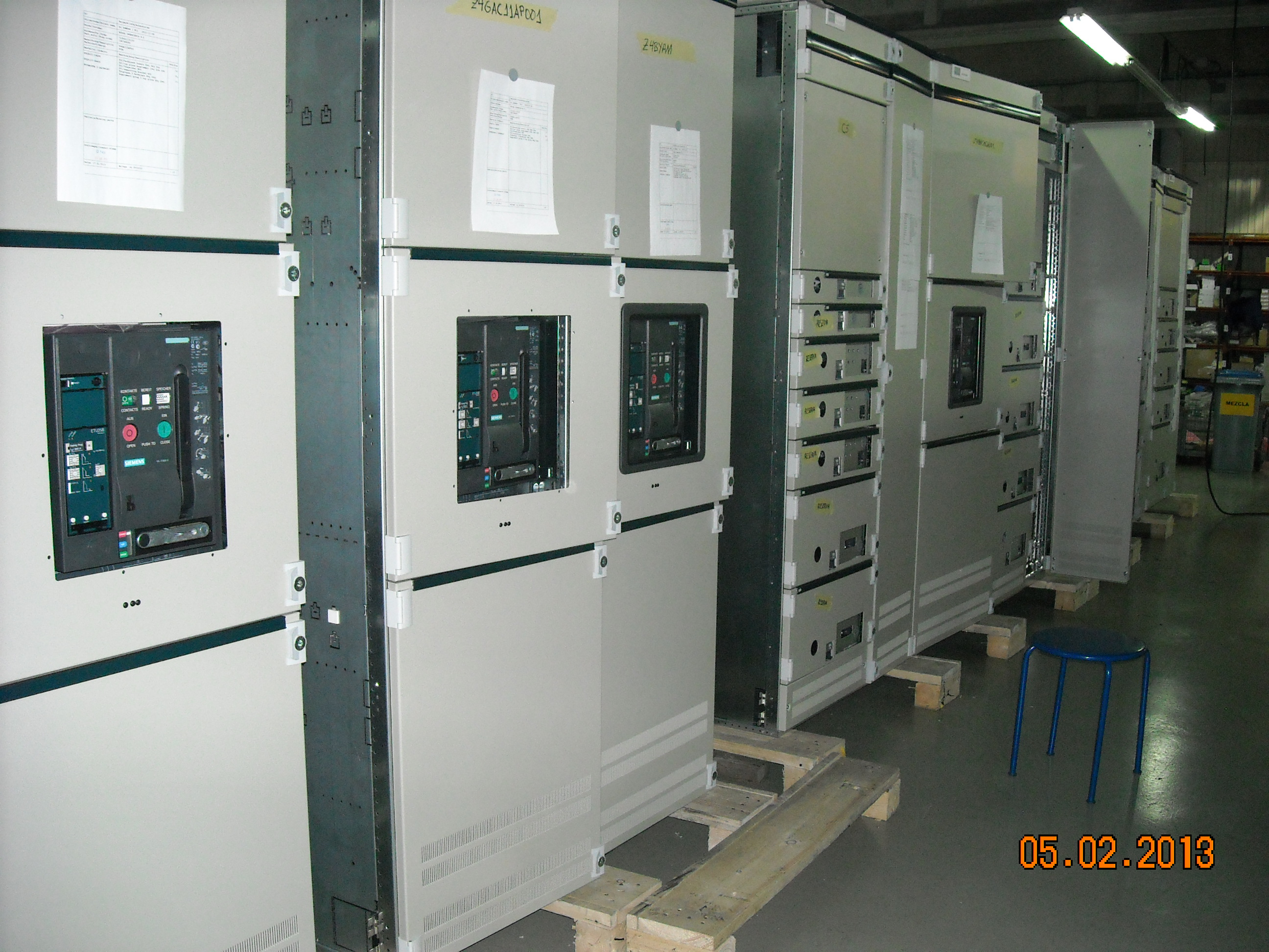 Motor control centre for the Al Zawrah desalination plant, Ajman (United Arab Emirates, 2012-2013)