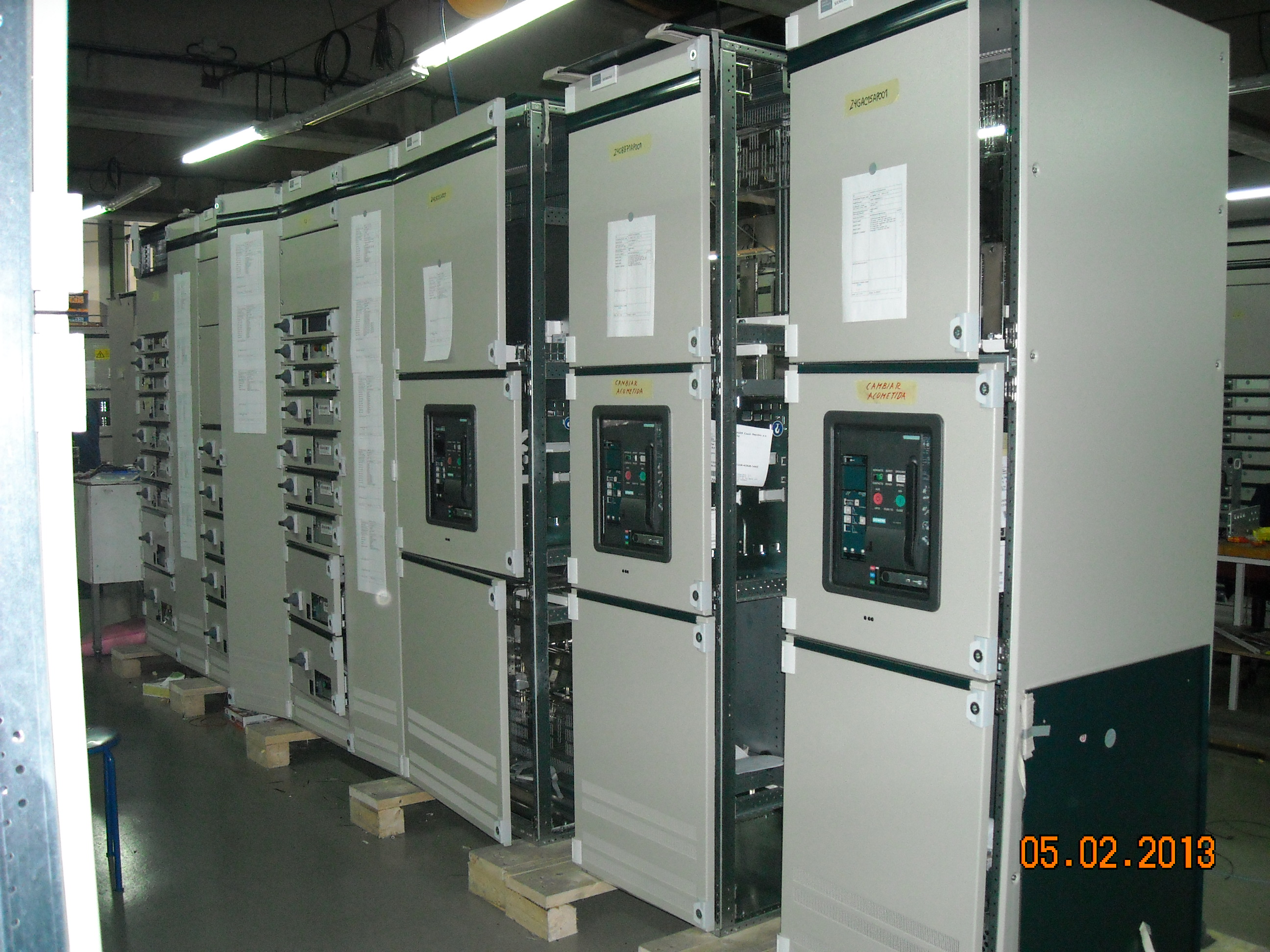 Motor control centre for the Al Zawrah desalination plant, Ajman (United Arab Emirates, 2012-2013)
