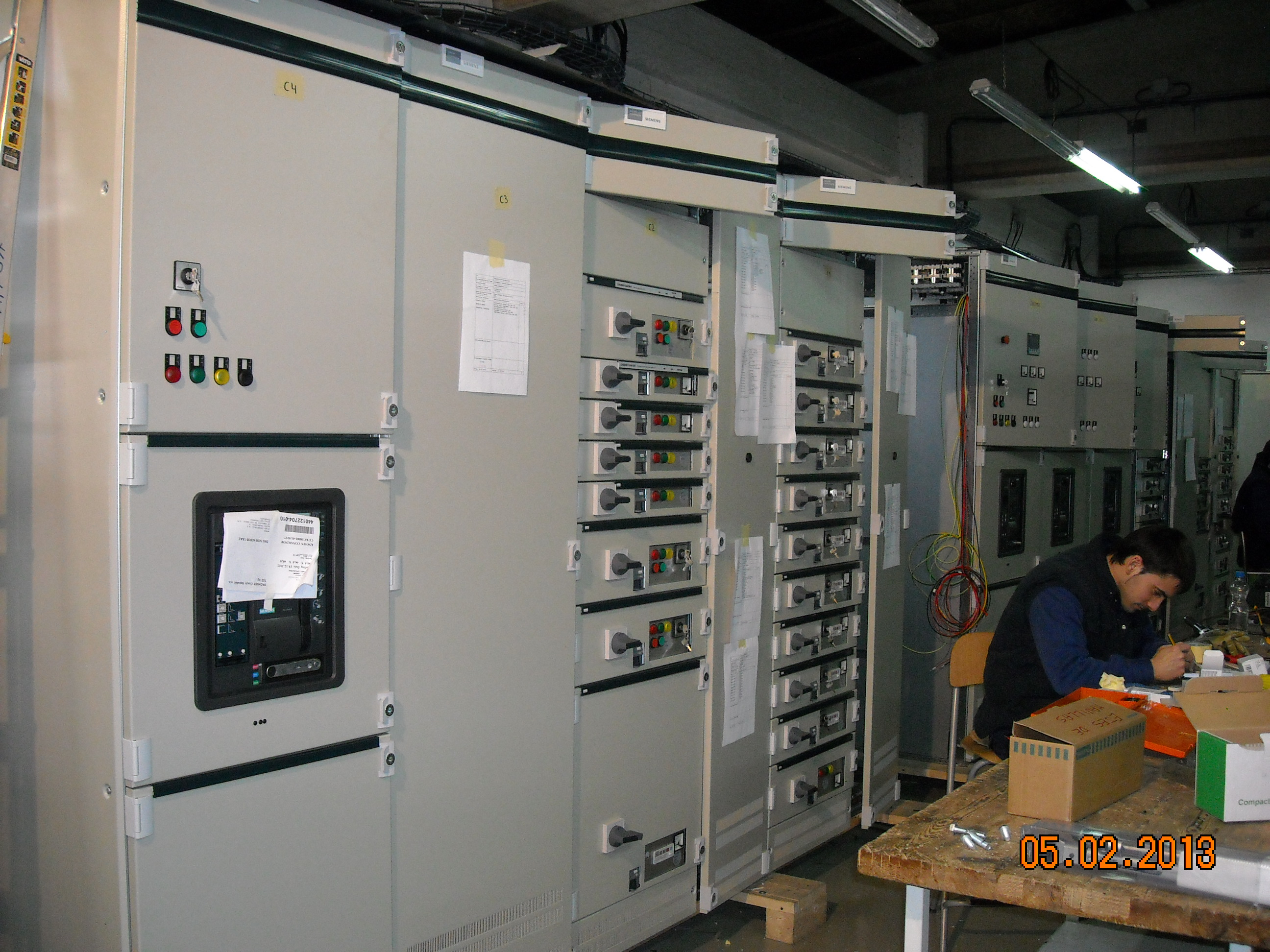 Motor control centre for the Al Zawrah desalination plant, Ajman (United Arab Emirates, 2012-2013)