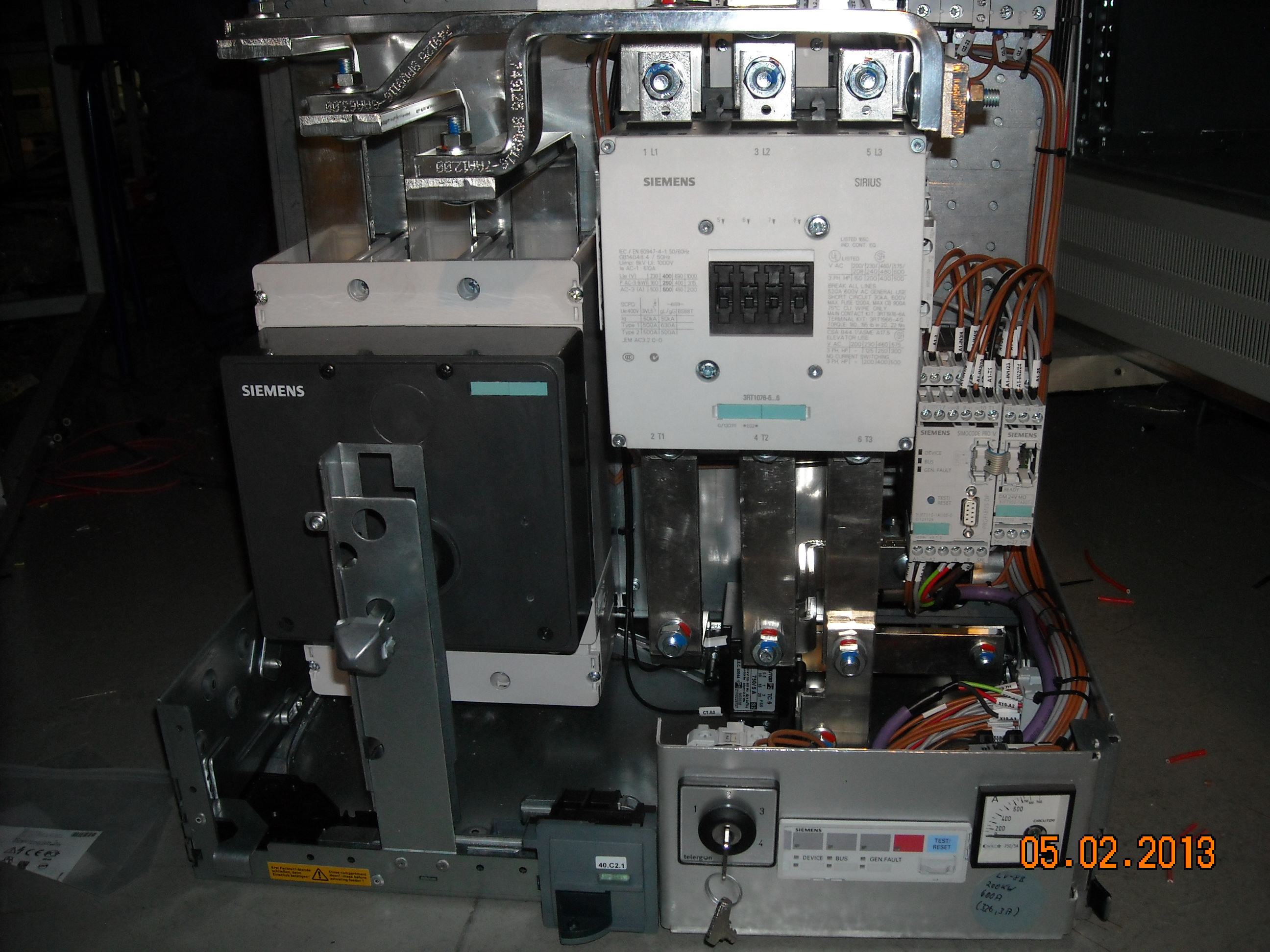 Motor control centre for the Al Zawrah desalination plant, Ajman (United Arab Emirates, 2012-2013)