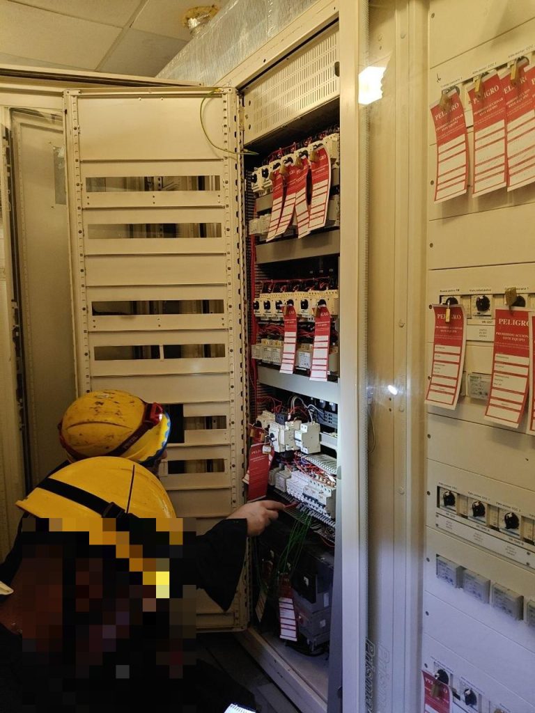 Trabajos en cuadro durante la parada