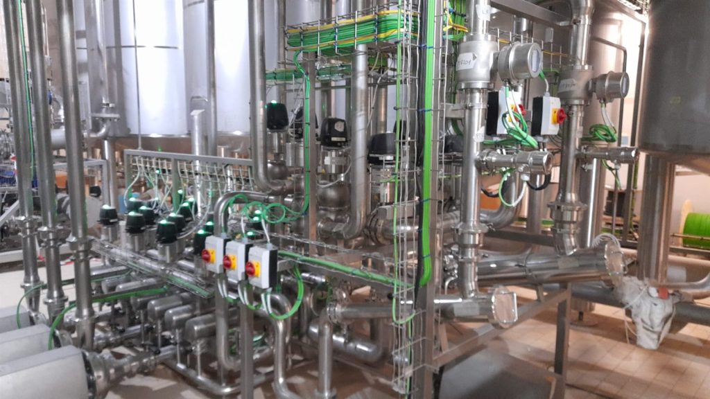 Seccionadores y conexionado de válvulas e instrumentación de proceso